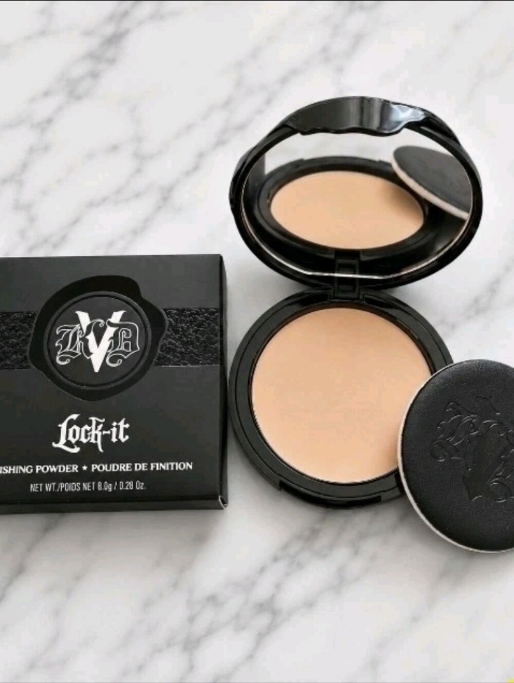 KVD LIGHT-MEDIUM 30 Lock-It Mattifying Finishing Powder Full Size DISCONTINUED!